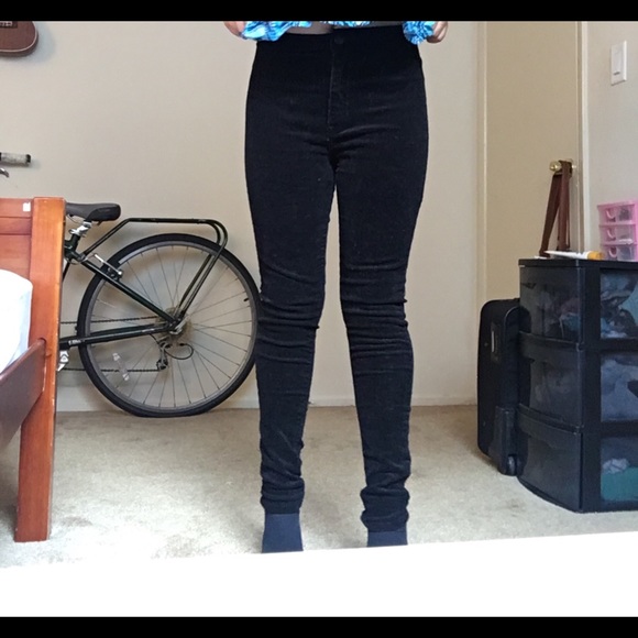 black corduroy jeans - Picture 2 of 4